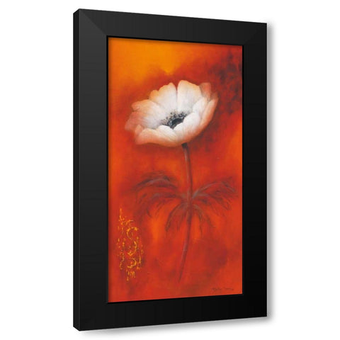 Anemone I Black Modern Wood Framed Art Print by Jansma, Betty