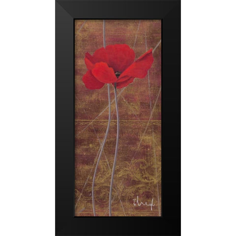 Antique Red I Black Modern Wood Framed Art Print by Paus, Hans