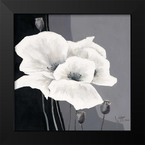 Decora I Black Modern Wood Framed Art Print by Roseboom, Jettie