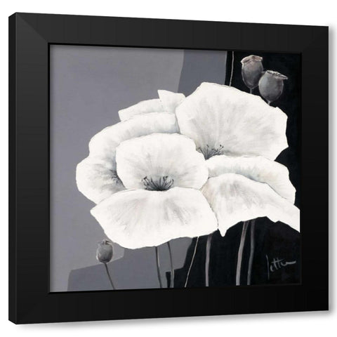 Decora II Black Modern Wood Framed Art Print by Roseboom, Jettie