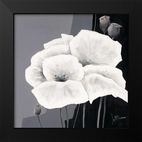 Decora II Black Modern Wood Framed Art Print by Roseboom, Jettie