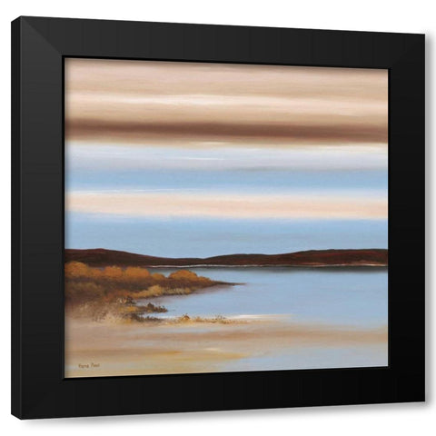 Luminous I Black Modern Wood Framed Art Print by Paus, Hans
