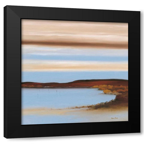 Luminous II Black Modern Wood Framed Art Print with Double Matting by Paus, Hans