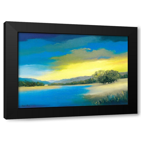 Timeless I Black Modern Wood Framed Art Print by Paus, Hans