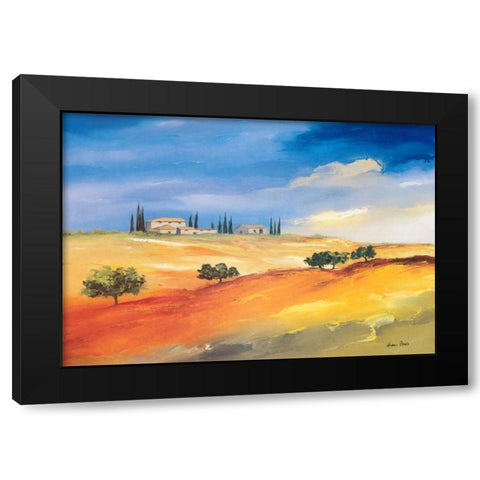 Somewhere in the south Black Modern Wood Framed Art Print by Paus, Hans
