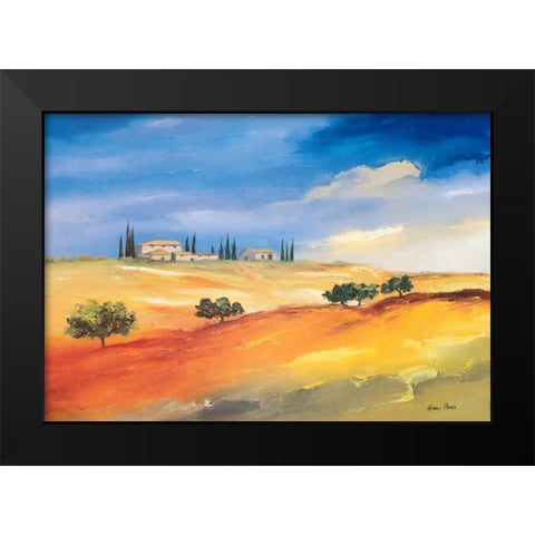 Somewhere in the south Black Modern Wood Framed Art Print by Paus, Hans