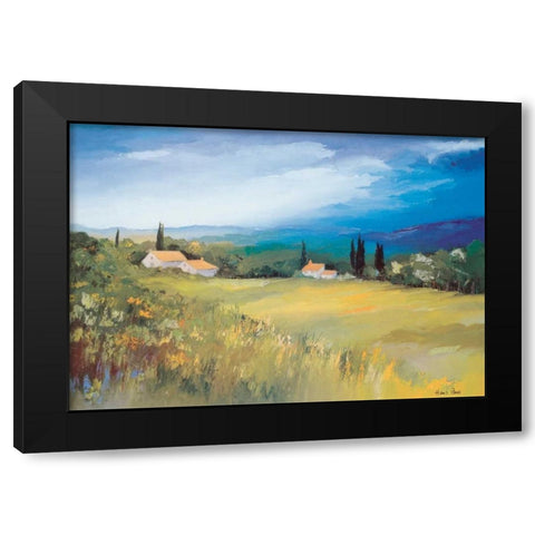 Somewhere in the South II Black Modern Wood Framed Art Print by Paus, Hans