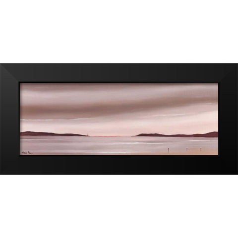 A place to mediate on I Black Modern Wood Framed Art Print by Paus, Hans