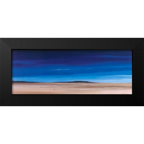 A place to mediate on III Black Modern Wood Framed Art Print by Paus, Hans