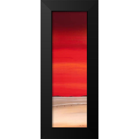 Only for us I Black Modern Wood Framed Art Print by Paus, Hans