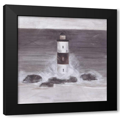 Stand Guard II Black Modern Wood Framed Art Print with Double Matting by Emanuel, Beate