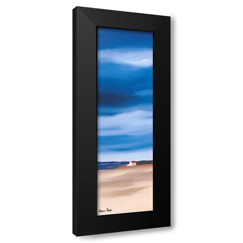 Blue sky I Black Modern Wood Framed Art Print by Paus, Hans