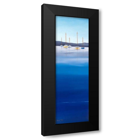 Waterline I Black Modern Wood Framed Art Print by Paus, Hans