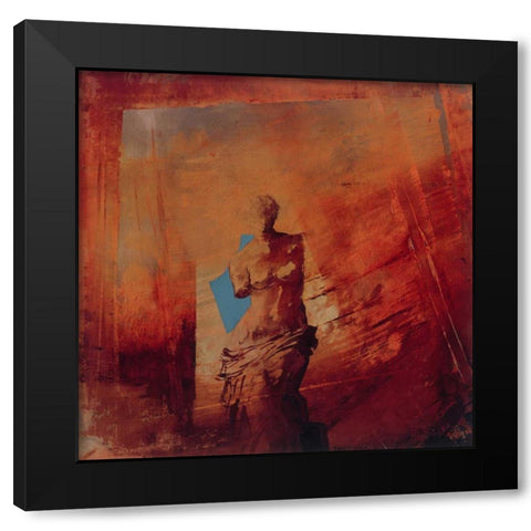 Venus van Milo Black Modern Wood Framed Art Print with Double Matting by Vriesendorp, Heleen