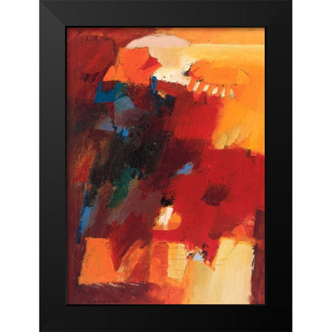 Open place in landscape I Black Modern Wood Framed Art Print by den Boon, Theo