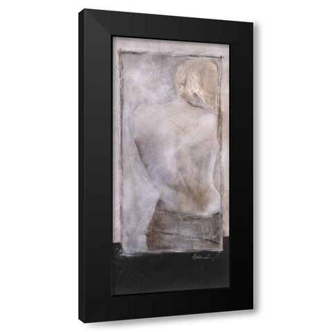 Private I Black Modern Wood Framed Art Print by Emanuel, Beate