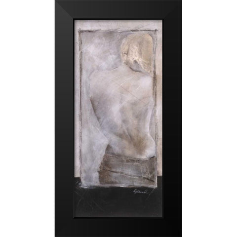 Private I Black Modern Wood Framed Art Print by Emanuel, Beate
