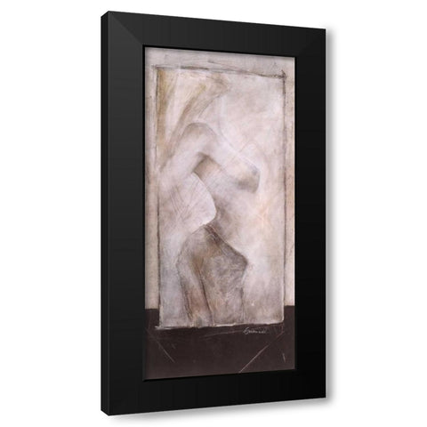 Private II Black Modern Wood Framed Art Print with Double Matting by Emanuel, Beate