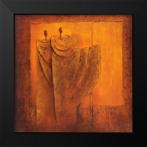 Prominent I Black Modern Wood Framed Art Print by Optendrees, Liesbeth