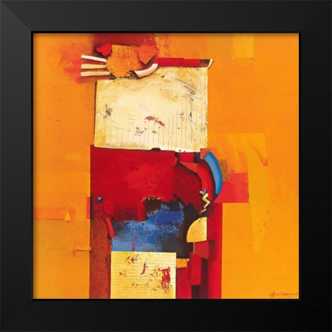 Game over Black Modern Wood Framed Art Print by den Boon, Theo