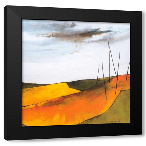 Fascinating landscape VI Black Modern Wood Framed Art Print by Cordaro, Emiliana