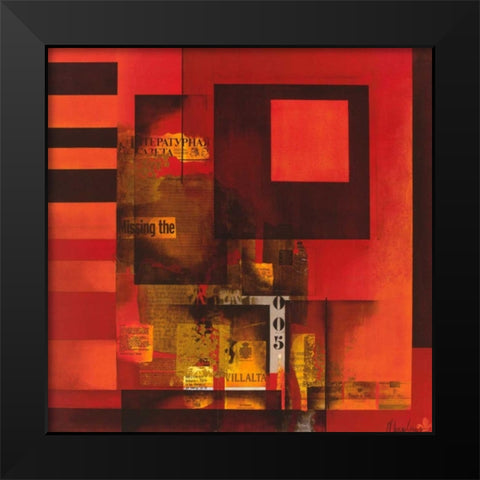 Loyalty Black Modern Wood Framed Art Print by Oudkerk, Marie-Louise