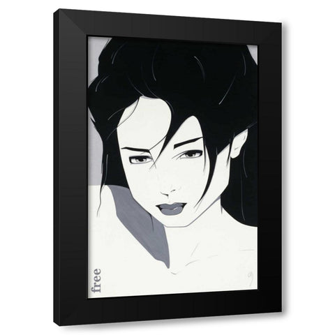 Free Black Modern Wood Framed Art Print with Double Matting by Scherpenberg, Adri