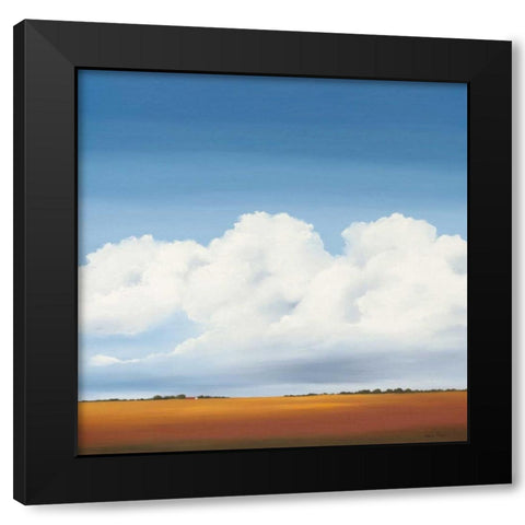 Clouds I Black Modern Wood Framed Art Print by Paus, Hans