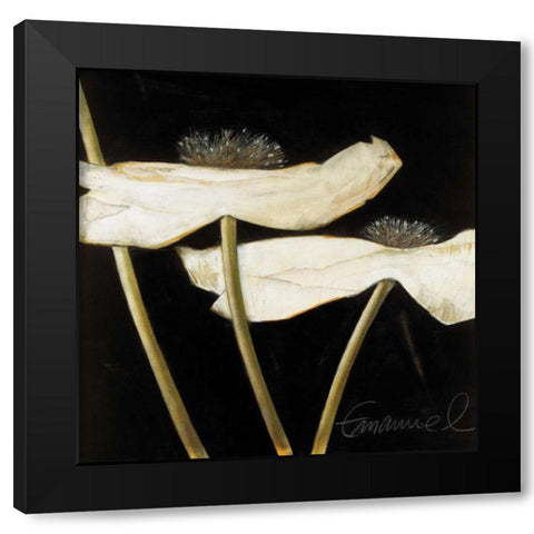Excellent I Black Modern Wood Framed Art Print with Double Matting by Emanuel, Beate