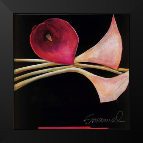 Excellent IV Black Modern Wood Framed Art Print by Emanuel, Beate