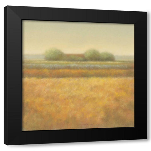 Grey group of trees Black Modern Wood Framed Art Print by Dolieslager, Hans