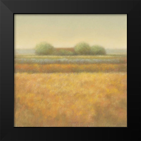 Grey group of trees Black Modern Wood Framed Art Print by Dolieslager, Hans