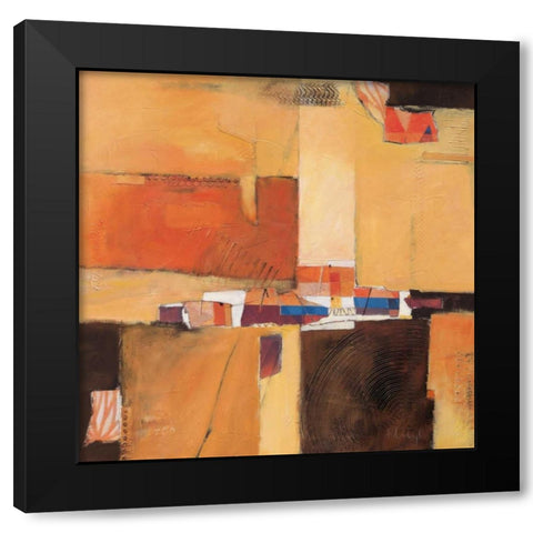 Abstract II Black Modern Wood Framed Art Print by Heigl, Franz