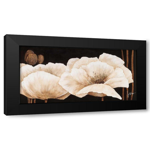 Amazing poppies IV Black Modern Wood Framed Art Print with Double Matting by Roseboom, Jettie