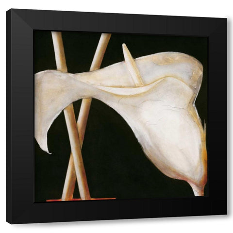 Lily in sepia II Black Modern Wood Framed Art Print with Double Matting by Emanuel, Beate