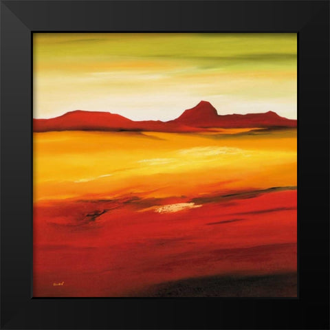 Australian landscape II Black Modern Wood Framed Art Print by Schrooten, Andre