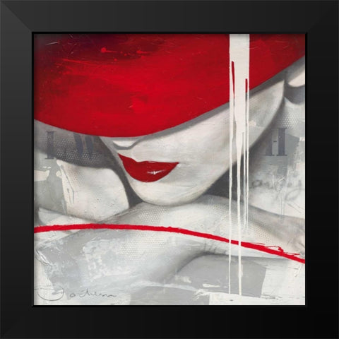 Glamorous II Black Modern Wood Framed Art Print by Bakker, Jochem