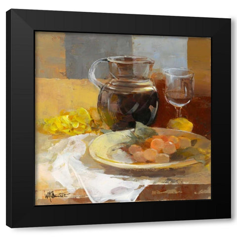 A good taste II Black Modern Wood Framed Art Print with Double Matting by Haenraets, Willem