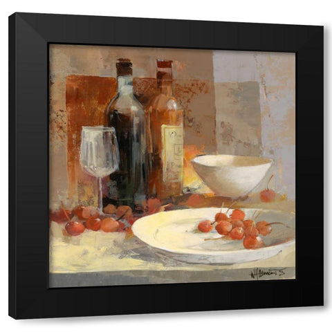 A good taste IV Black Modern Wood Framed Art Print by Haenraets, Willem