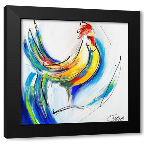 Early morning I Black Modern Wood Framed Art Print by Fiore, Art