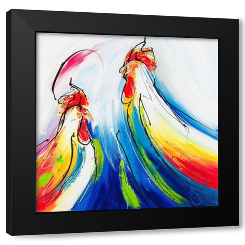 Early morning II Black Modern Wood Framed Art Print by Fiore, Art