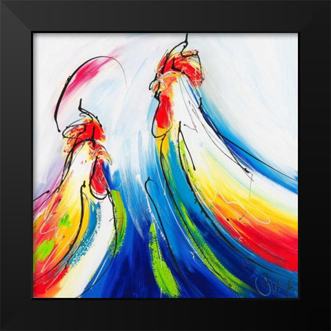 Early morning II Black Modern Wood Framed Art Print by Fiore, Art