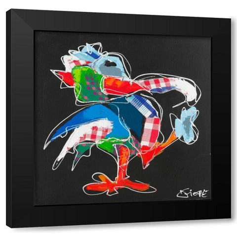 Cool animal III Black Modern Wood Framed Art Print with Double Matting by Fiore, Art