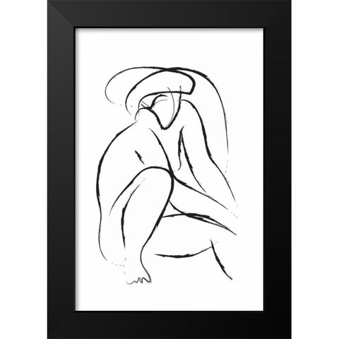 Signatura II Black Modern Wood Framed Art Print by Waltz, Anne