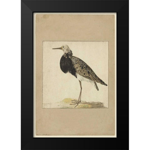 Standing Black Modern Wood Framed Art Print by Waltz, Anne