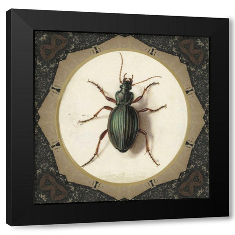 Bug me.. Black Modern Wood Framed Art Print by Waltz, Anne