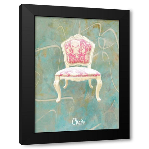 Classica chair Black Modern Wood Framed Art Print with Double Matting by Waltz, Anne