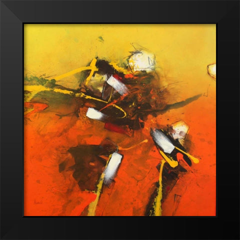 Brainflash Black Modern Wood Framed Art Print by Hansl, Alfred