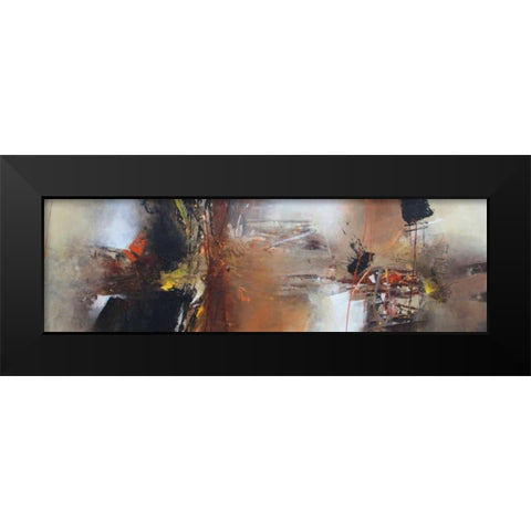 Emotional Rescue 7 Black Modern Wood Framed Art Print by Hansl, Alfred