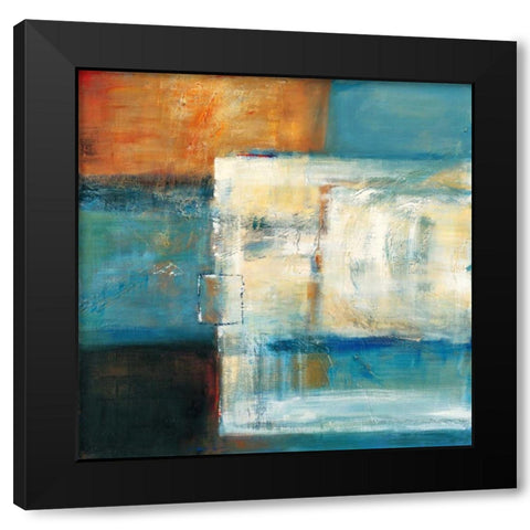 Colorfield II Black Modern Wood Framed Art Print by Danckaert, Bea
